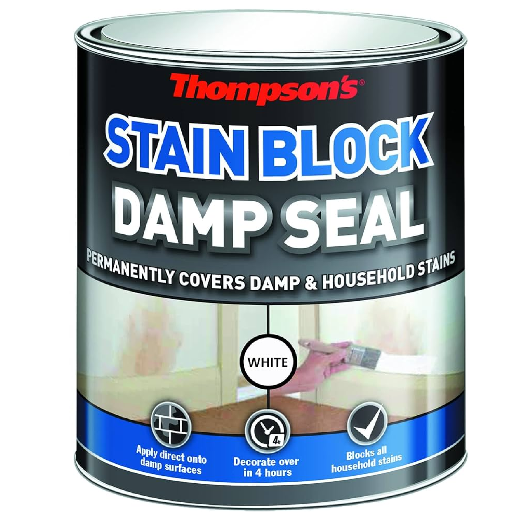 THOMPSON'S Stain Block DAMP SEAL WHITE 750ML